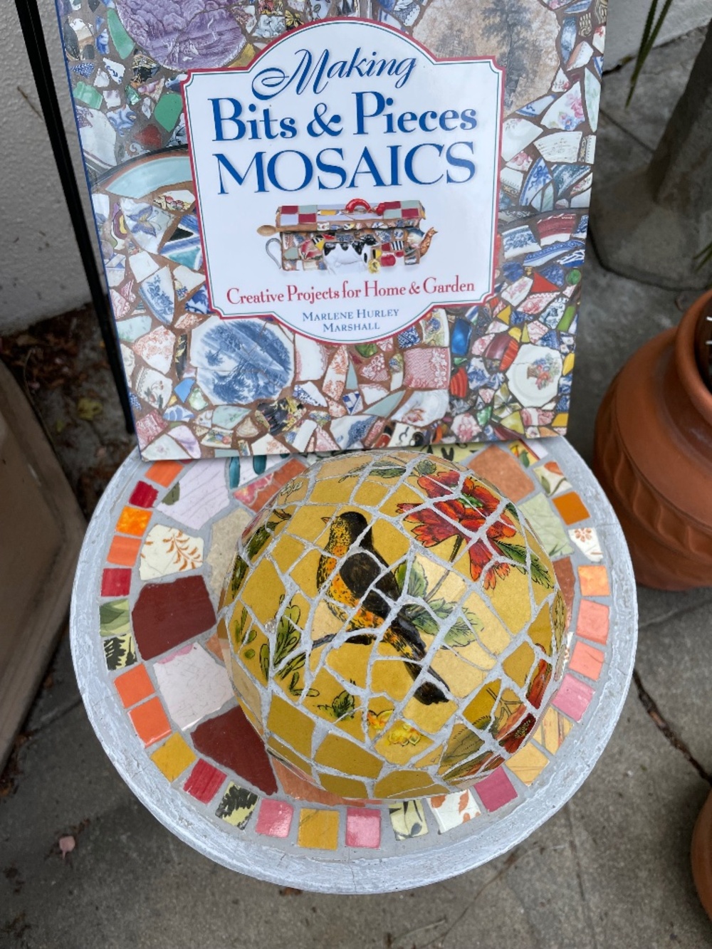 Making Bits & Pieces Mosaics - Hardcover Book by Marlene Hurley Marshall - Picture 2 of 16